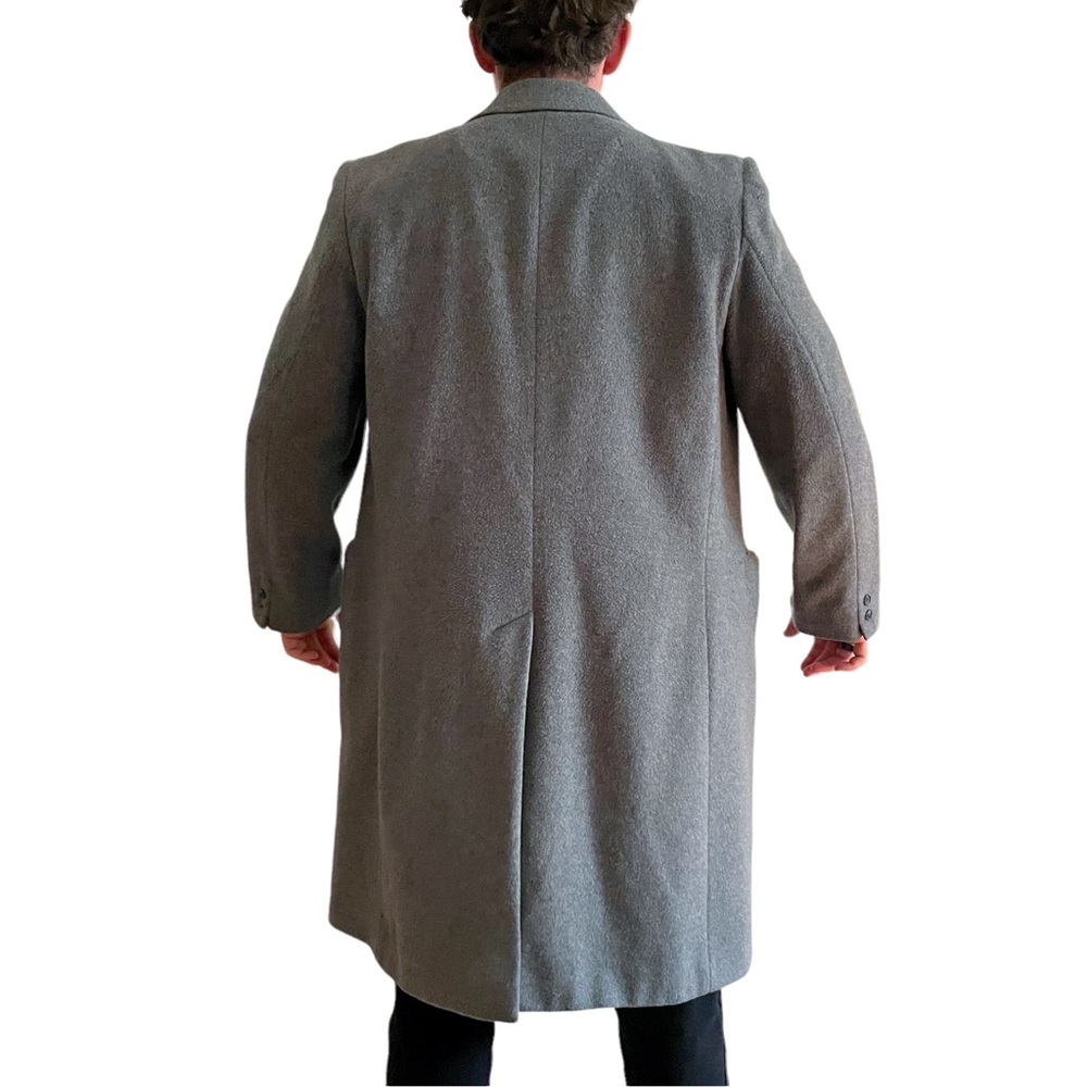 Gray Wool Overcoat - image 5